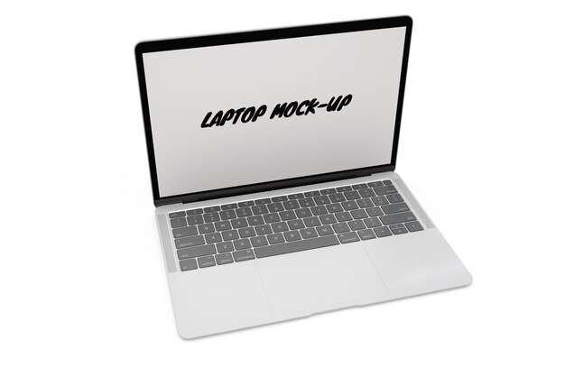 Laptop-Modell isoliert