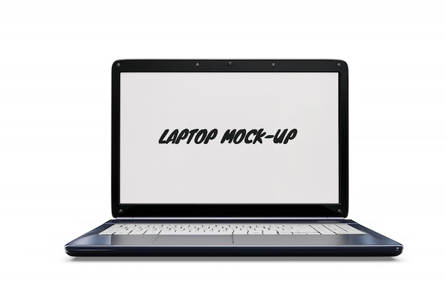 Laptop-Modell isoliert
