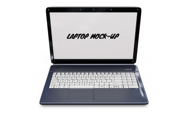 Laptop-Modell isoliert