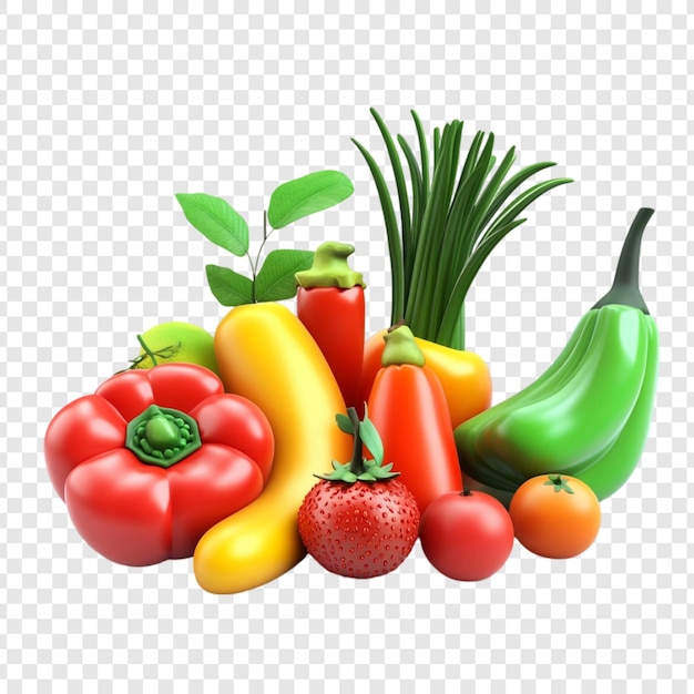 Lebendige, farbenfrohe, frische Produkte, köstliche, gesunde Ernährung