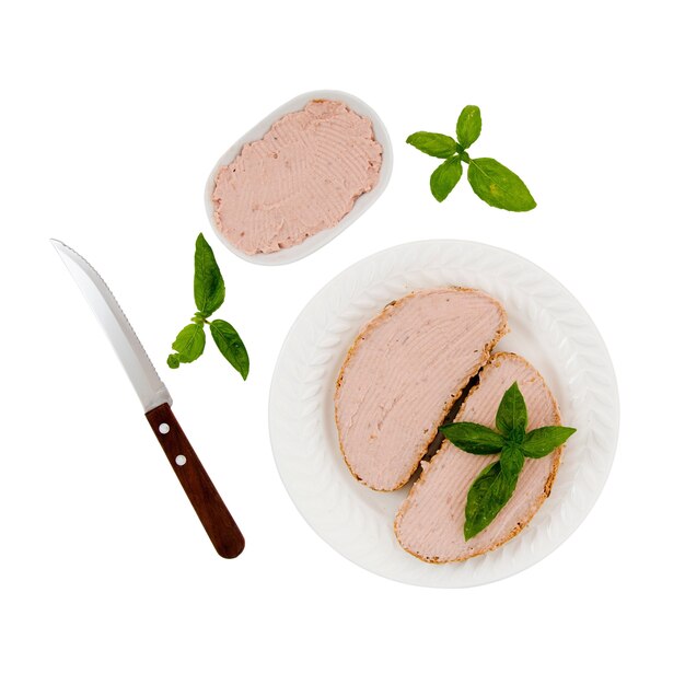 Leckere Sandwiches hautnah