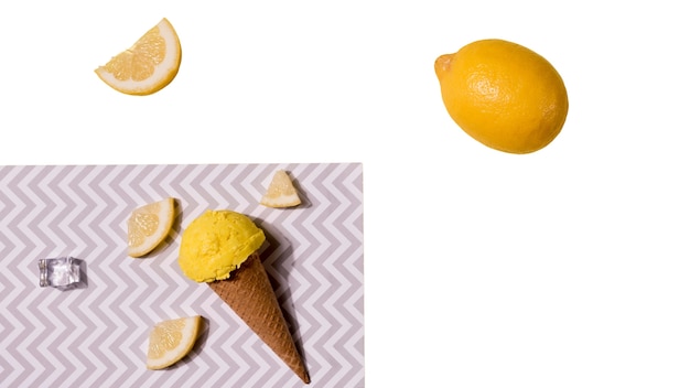 Leckeres Eis hautnah
