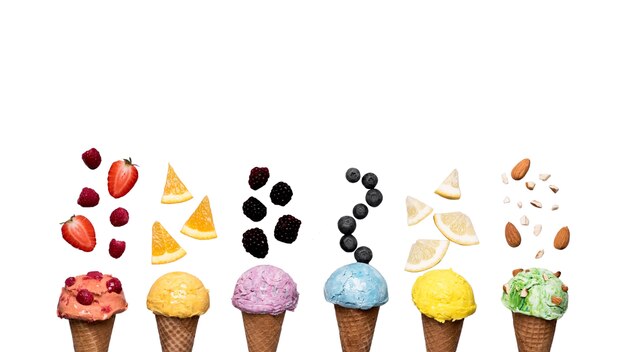 Leckeres Eis hautnah