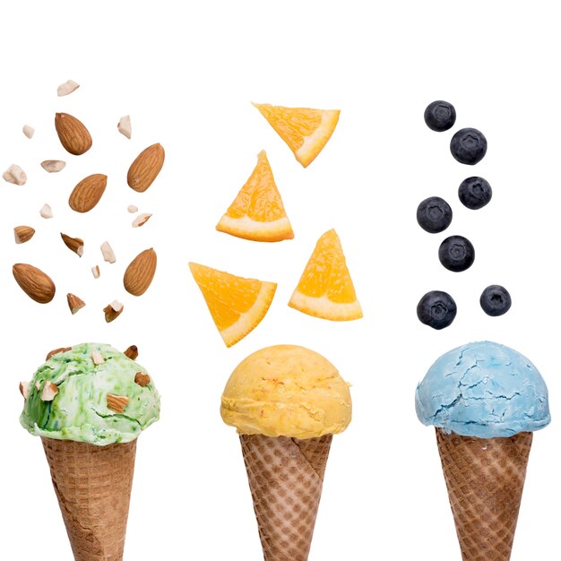 Leckeres Eis hautnah
