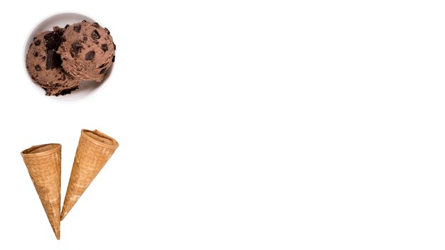 Leckeres Eis hautnah