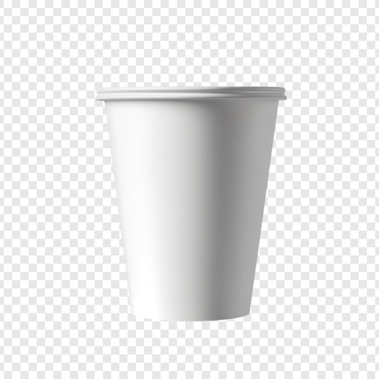 Kostenlose PSD leerweiß-einweg-papierbecher-mockup ideal für branding und design