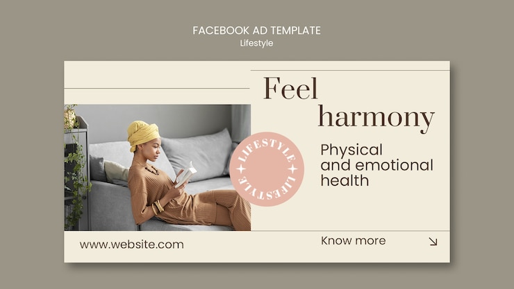 Kostenlose PSD lifestyle-vorlage im flachen design