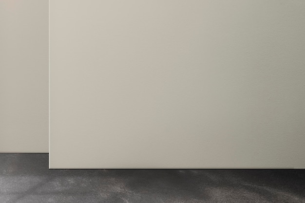 Loftzimmer-Wandmodell PSD mit schwarzem Bodenbelag