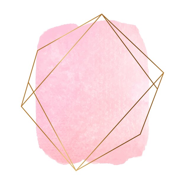 Logo mit rosa Flecken isoliert
