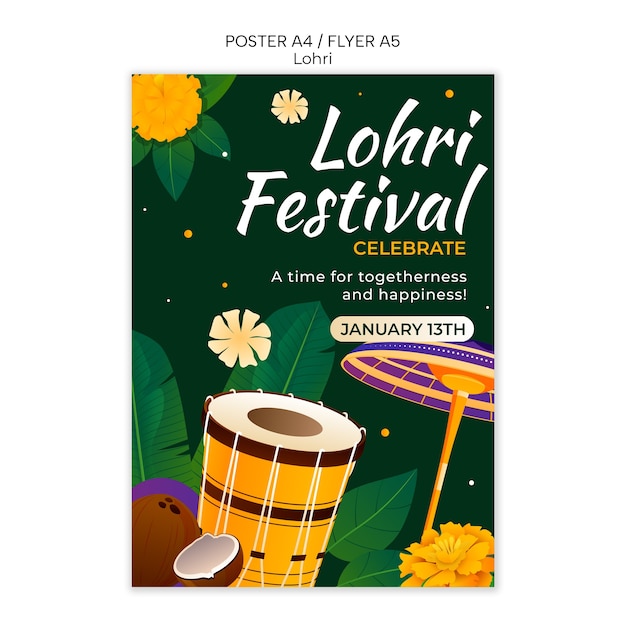 Lohri-vorlagenentwurf