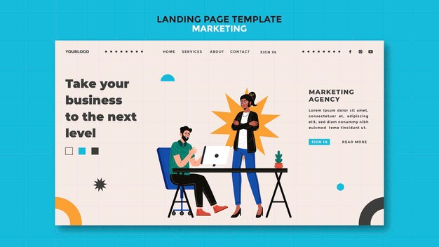 Marketing-Landingpage