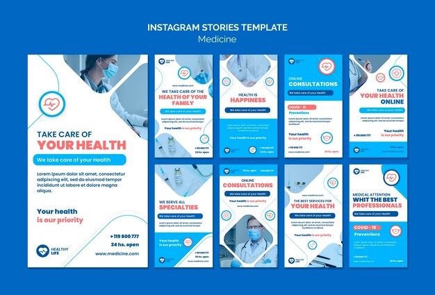 Medizin covid19 Prävention Instagram Geschichten