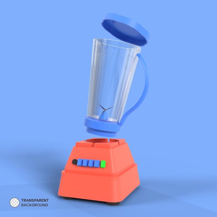 Kostenlose PSD mixer-mühle-symbol isolierte 3d-render-illustration