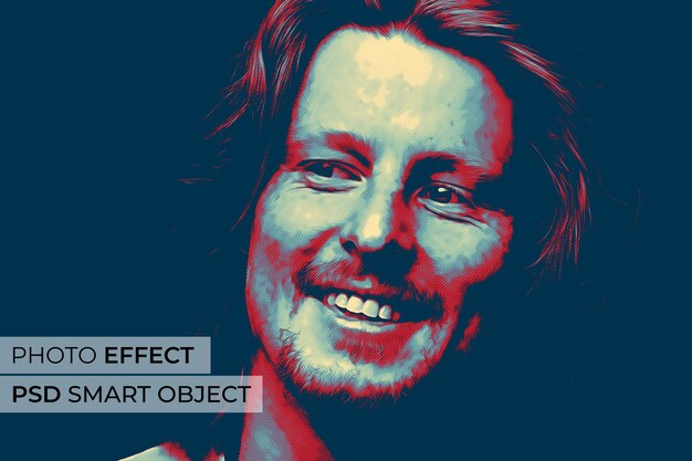Mockup-Design mit Pop-Art-Effekt