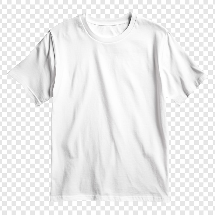 Kostenlose PSD mockup für ein leeres weißes t-shirt, perfekt für designpräsentationen