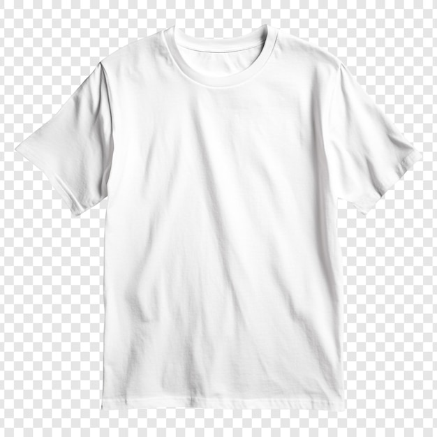 Mockup für ein leeres weißes T-Shirt, perfekt für Designpräsentationen