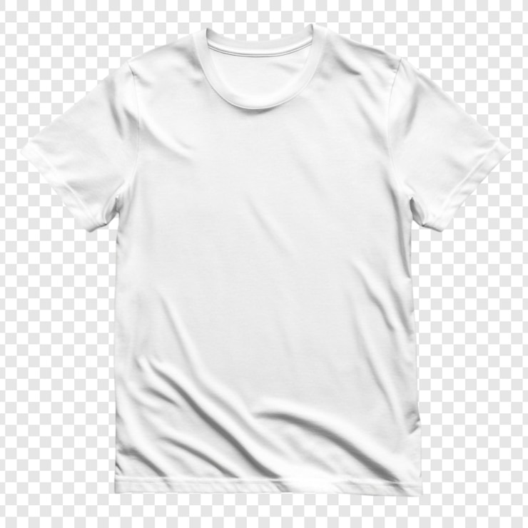 Kostenlose PSD mockup für ein leeres weißes t-shirt, perfekt für eine design-vision