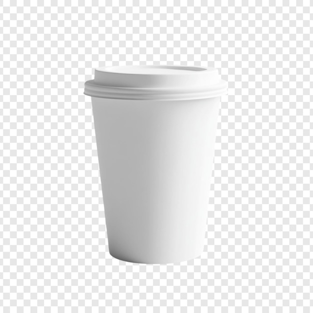 Mockup für eine leere weiße Takeaway-Kaffeetasse
