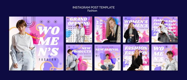 Mode-Neu-Kollektion Instagram-Posts