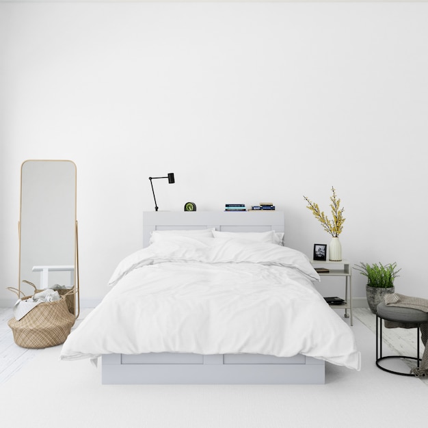 Modernes schlafzimmer interieur