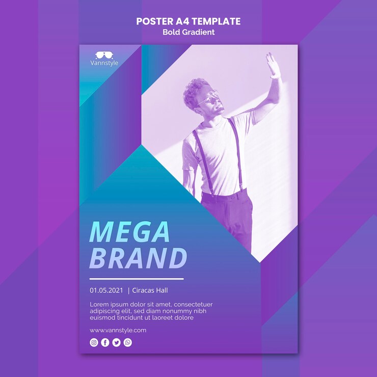Kostenlose PSD modeverkaufsplakatdesign