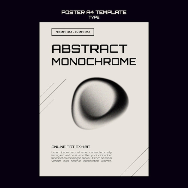 Kostenlose PSD monochrome kunstdruckvorlage