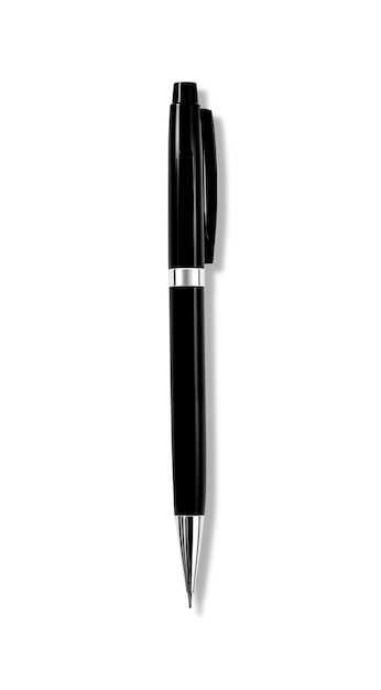 Nahaufnahme eines Büroartikels mit Stift