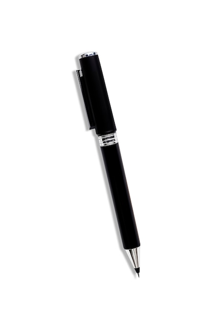 Nahaufnahme eines Büroartikels mit Stift