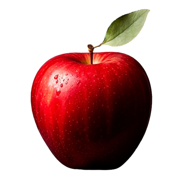 Nahaufnahme von Apple Isolated