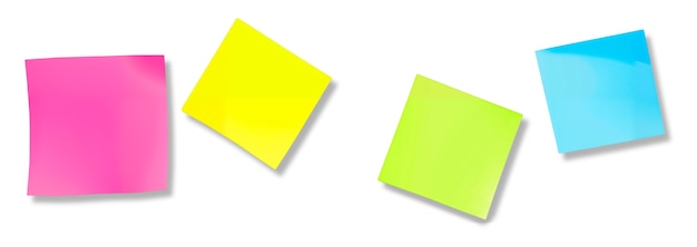 Nahaufnahme von Bürogeräten, Post-It-Noten