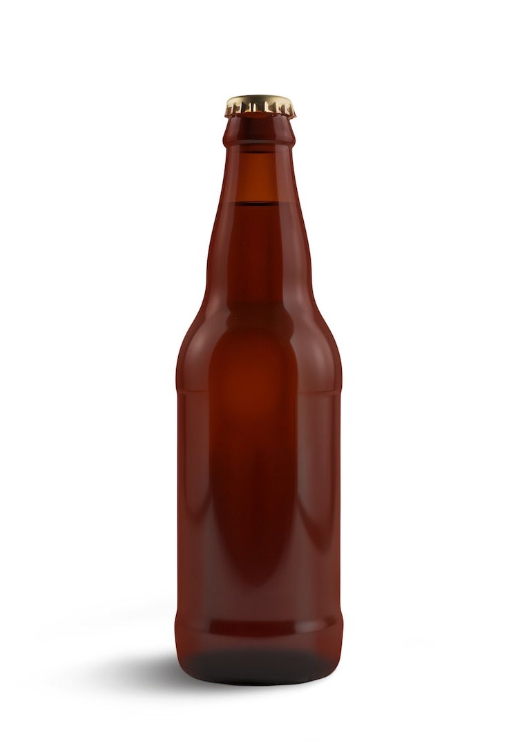 Kostenlose PSD nahaufnahme von isoliertem bier