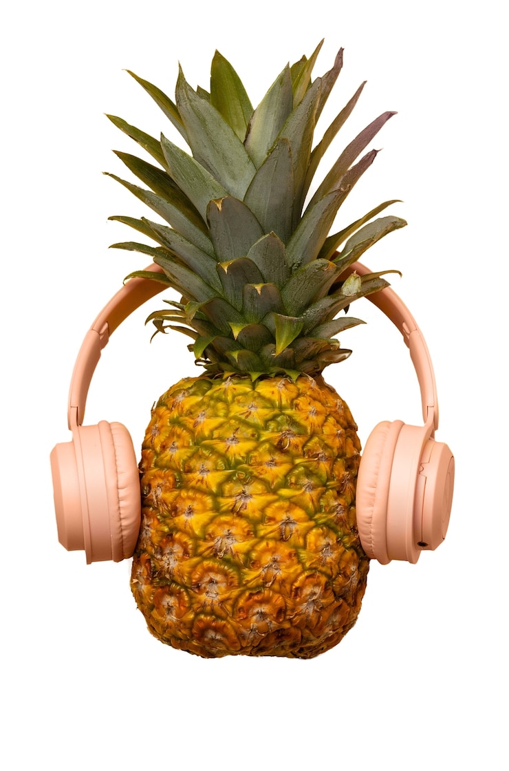 Kostenlose PSD nahaufnahme von isolierter ananas
