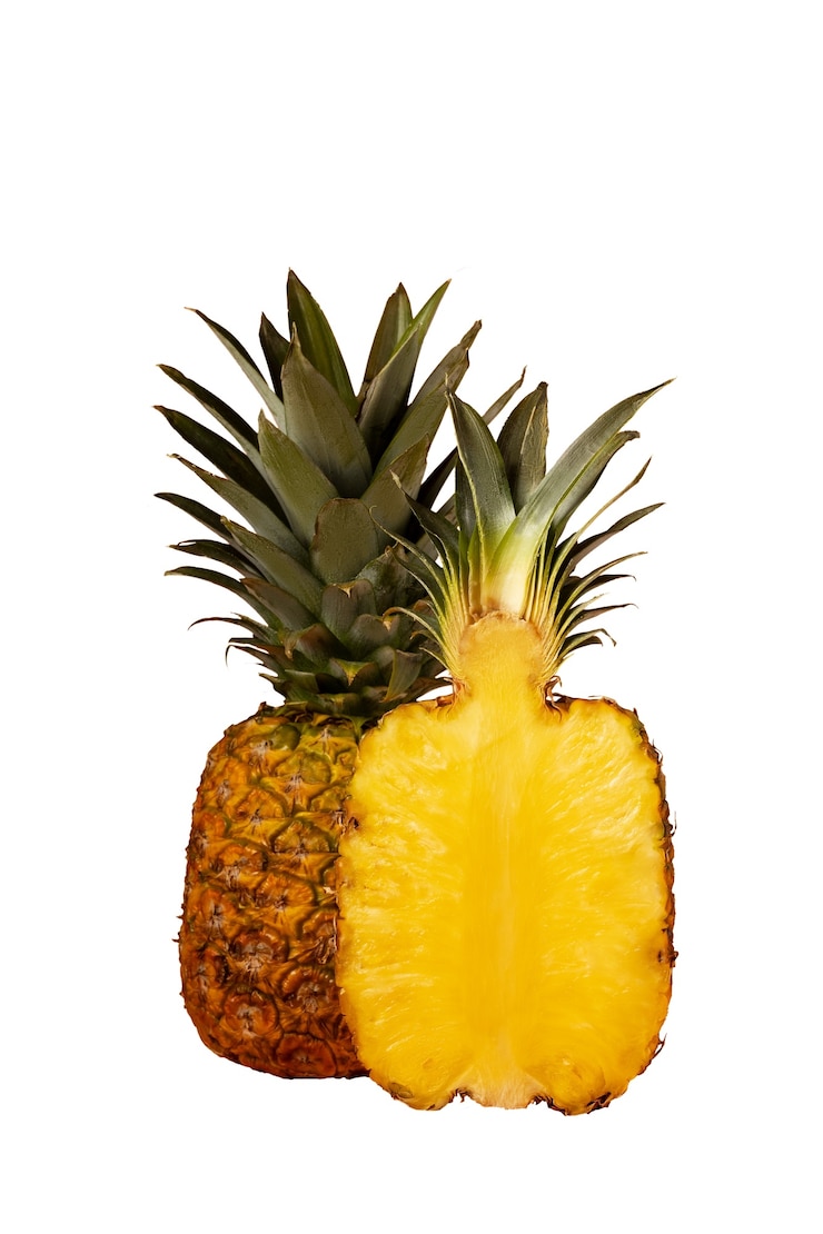Kostenlose PSD nahaufnahme von isolierter ananas