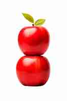 Kostenlose PSD nahaufnahme von köstlichen und reifen äpfeln