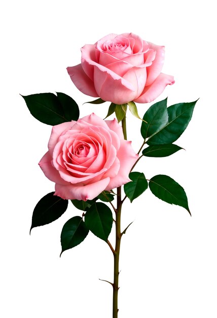 Nahaufnahme von Rose Isolated