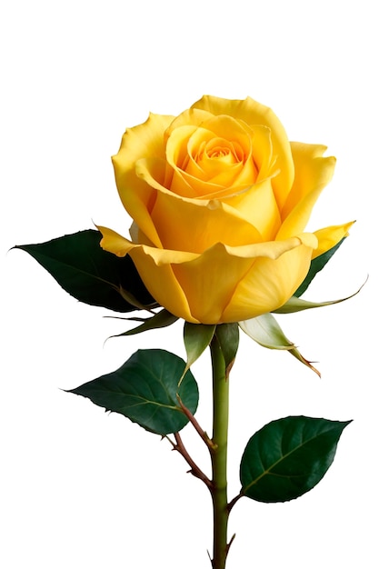 Nahaufnahme von Rose Isolated