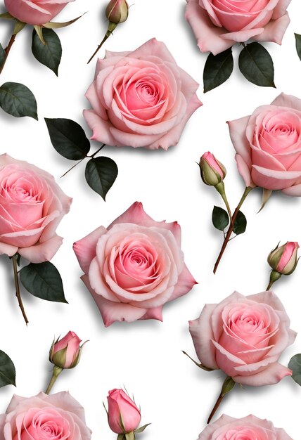Nahaufnahme von Rose Isolated