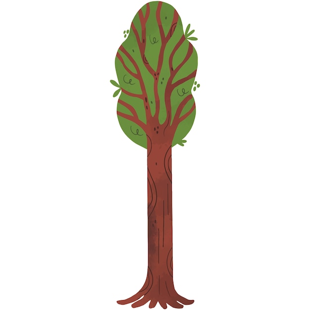 Naturvegetation und botanisches Element