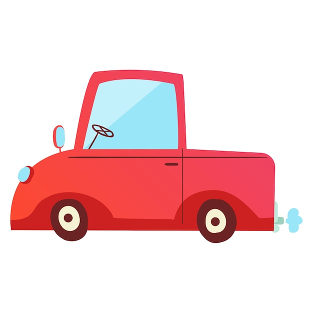 Nettes Auto isoliert