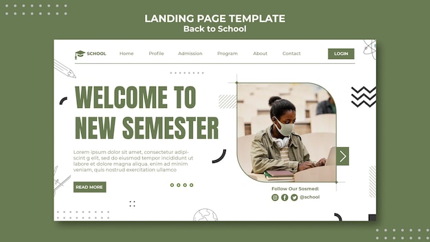 Neue semester-landingpage