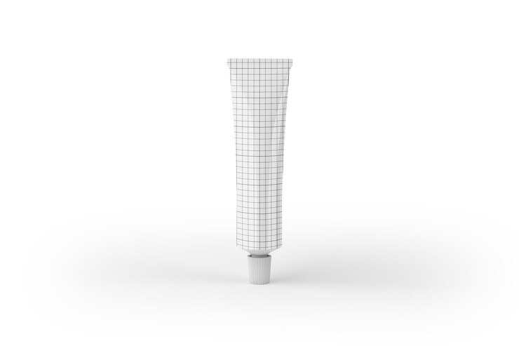 Kostenlose PSD ointment or cream tube product mockup