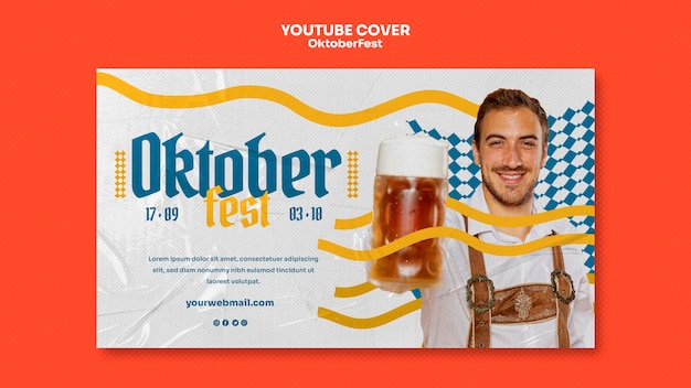 Oktoberfest-Feier auf dem YouTube-Cover