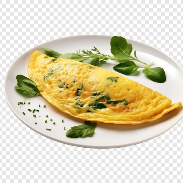 Kostenlose PSD omelette auf durchsichtigem hintergrund