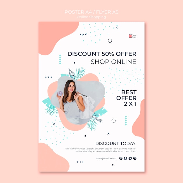 Online-Shopping-Flyer-Design