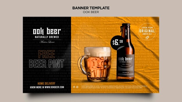 Ook Bier Banner Vorlage