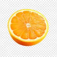Kostenlose PSD orangenfrucht, isoliert auf transparentem hintergrund