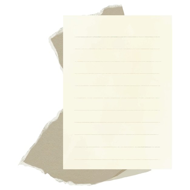 Papiergeschnittenes Designelement