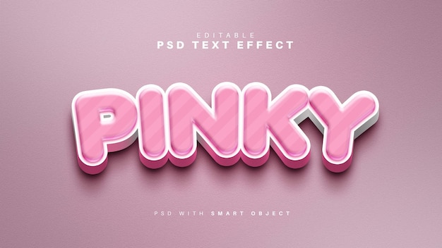 Kostenlose PSD pinky-texteffekt