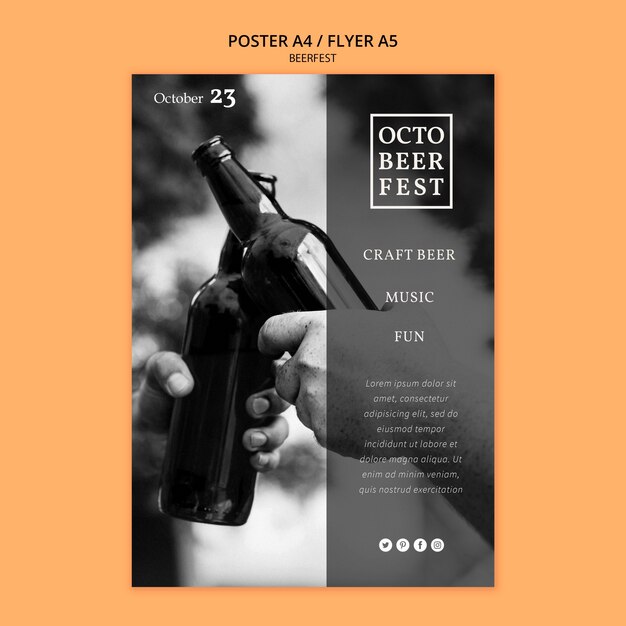 Plakat zum Oktobeerfest