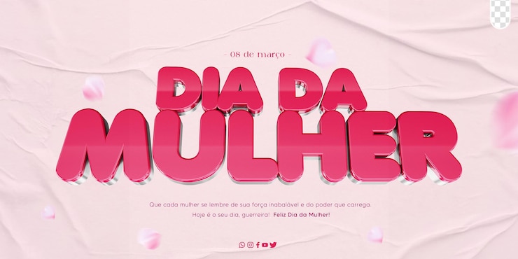 Kostenlose PSD post auf den sozialen medien happy women's day international women's day bearbeitbar psd feliz dia das mujeres